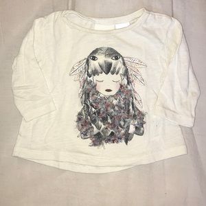 Zara L/S T with Pretty picture